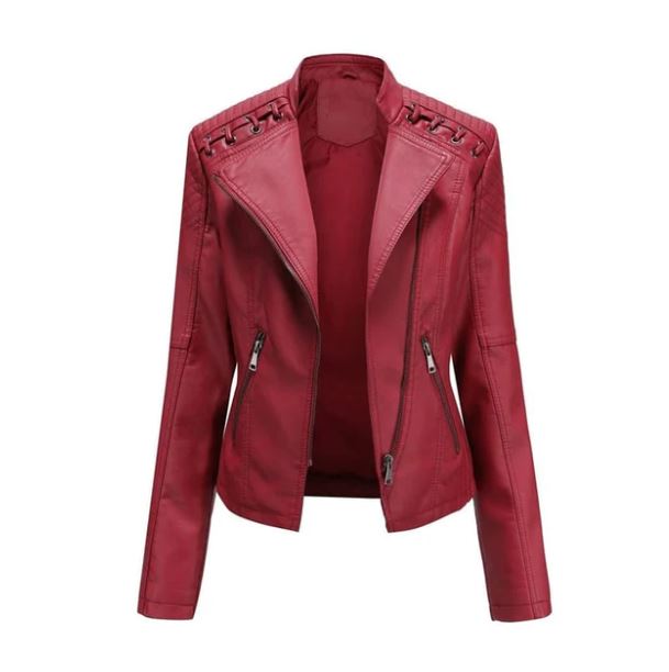 Daphne Women's Vintage Style Office Jacket – Elegant Fitted Cut with Invisible Zip & Piped Pockets