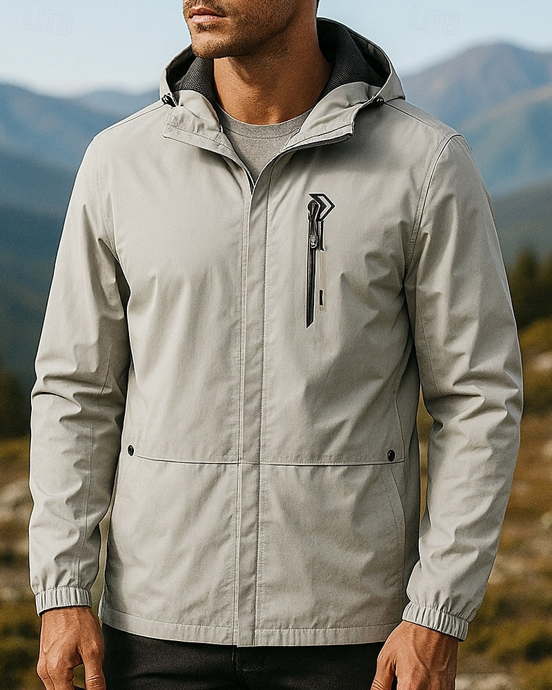 Noa Men's Outdoor Jacket with Hood – Waterproof, Warm & Adjustable