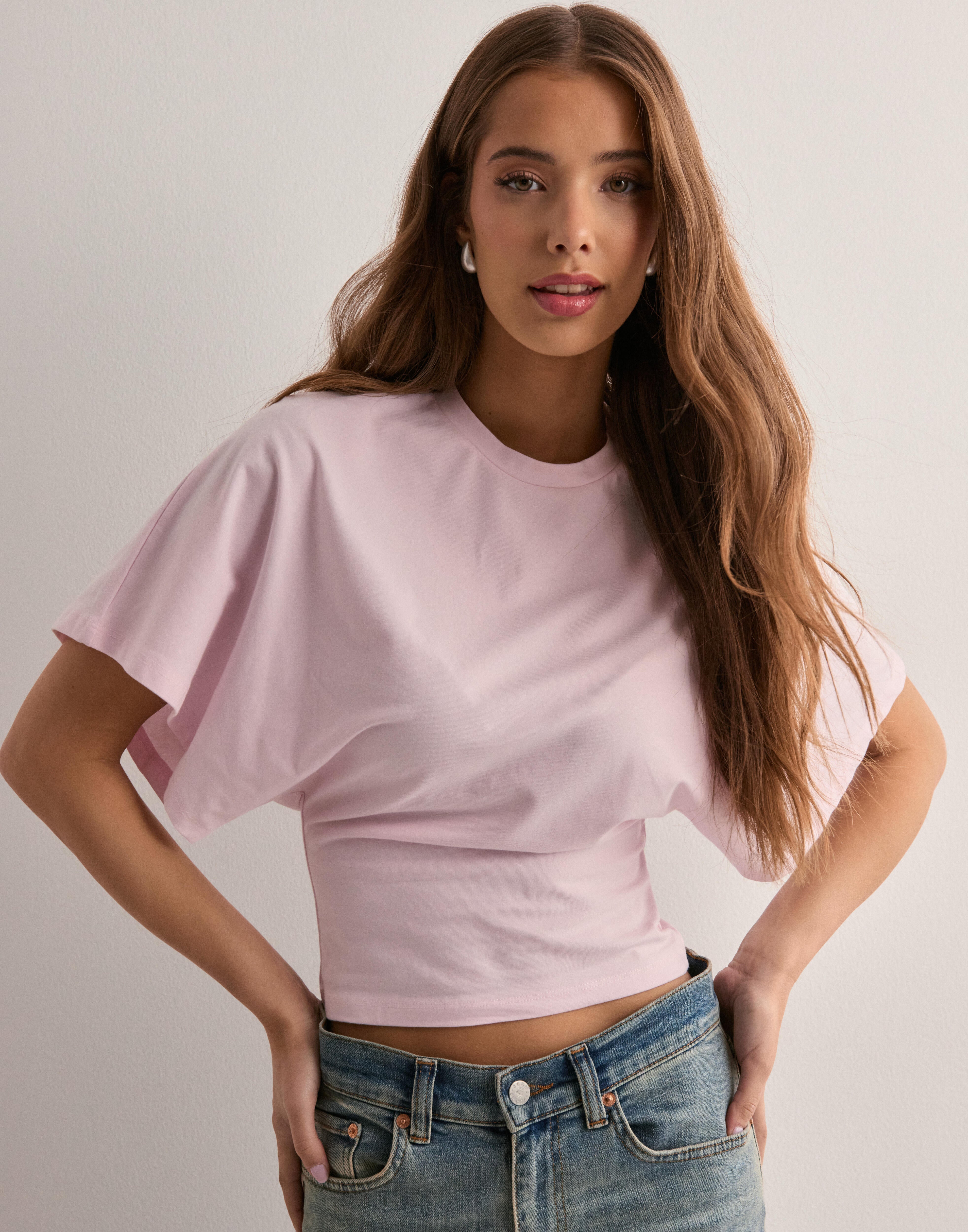 Isabelle T-Shirt Femme – Elegant T-Shirt with Flared Sleeves and Flattering Fitted Cut