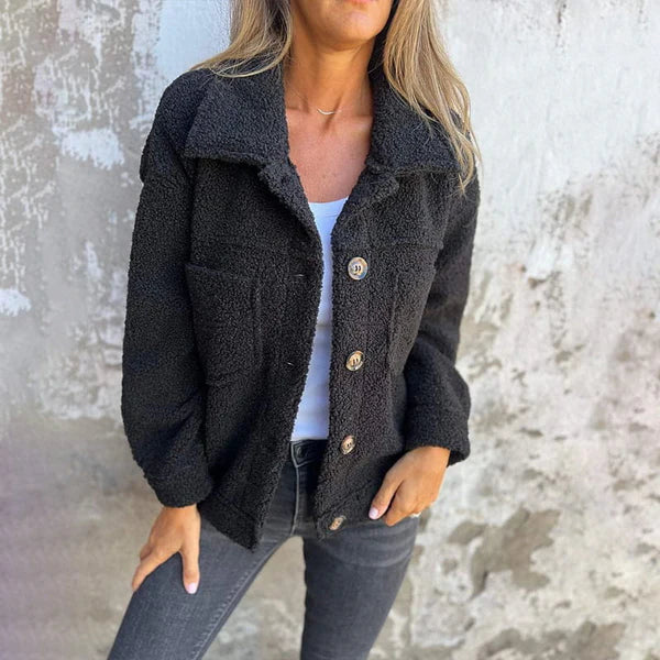 Amayah Teddy Jacket – Fleece Effect, Comfort and Style for a Trendy Look