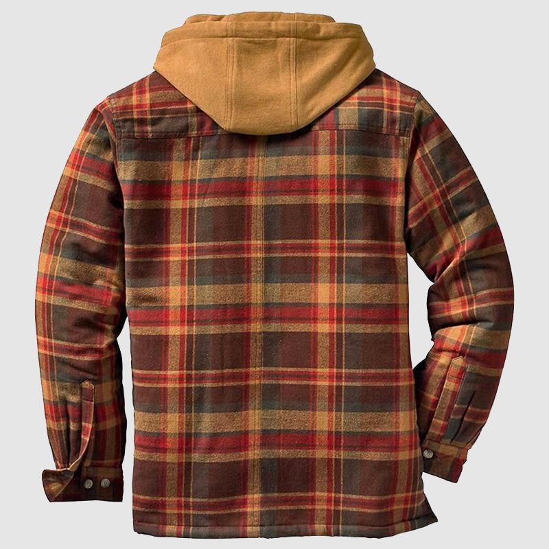 Andre Men's Jacket – Warm & Comfortable Flannel Lumberjack Jacket in Classic Style