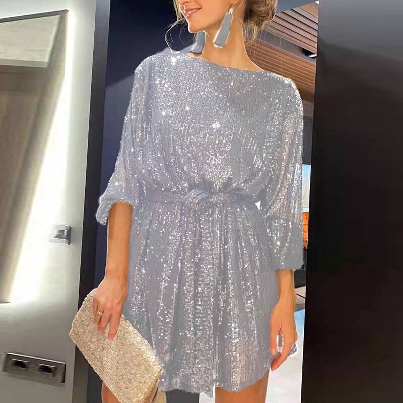 Trendy and Chic Glitter Dress for Women