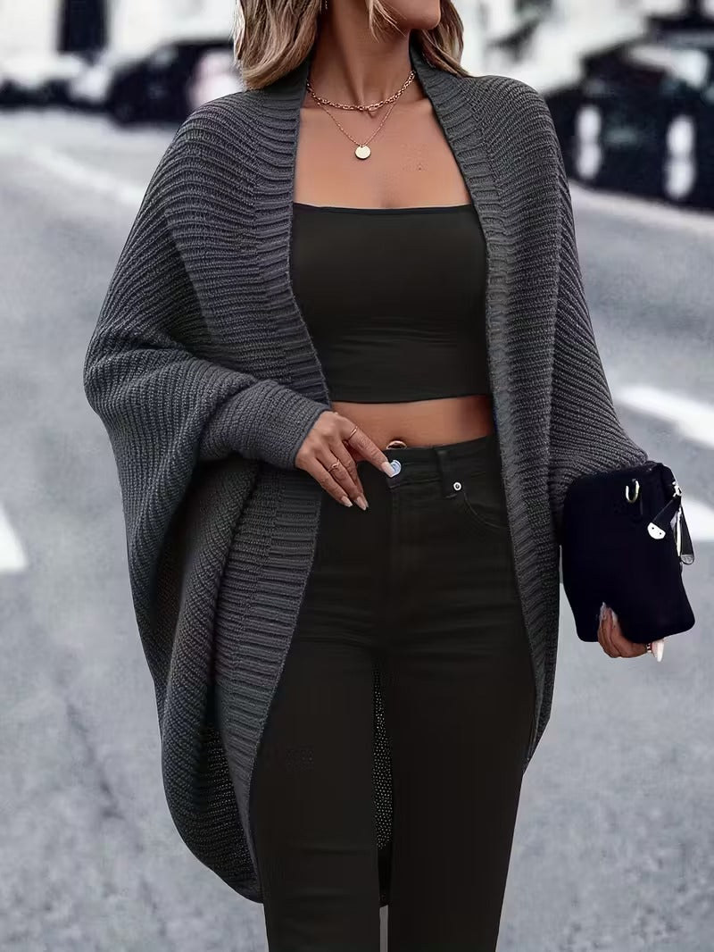Madison Cardigan Knitted Oversize for Women – Soft Winter Layer with Relaxed Fit and Front Opening