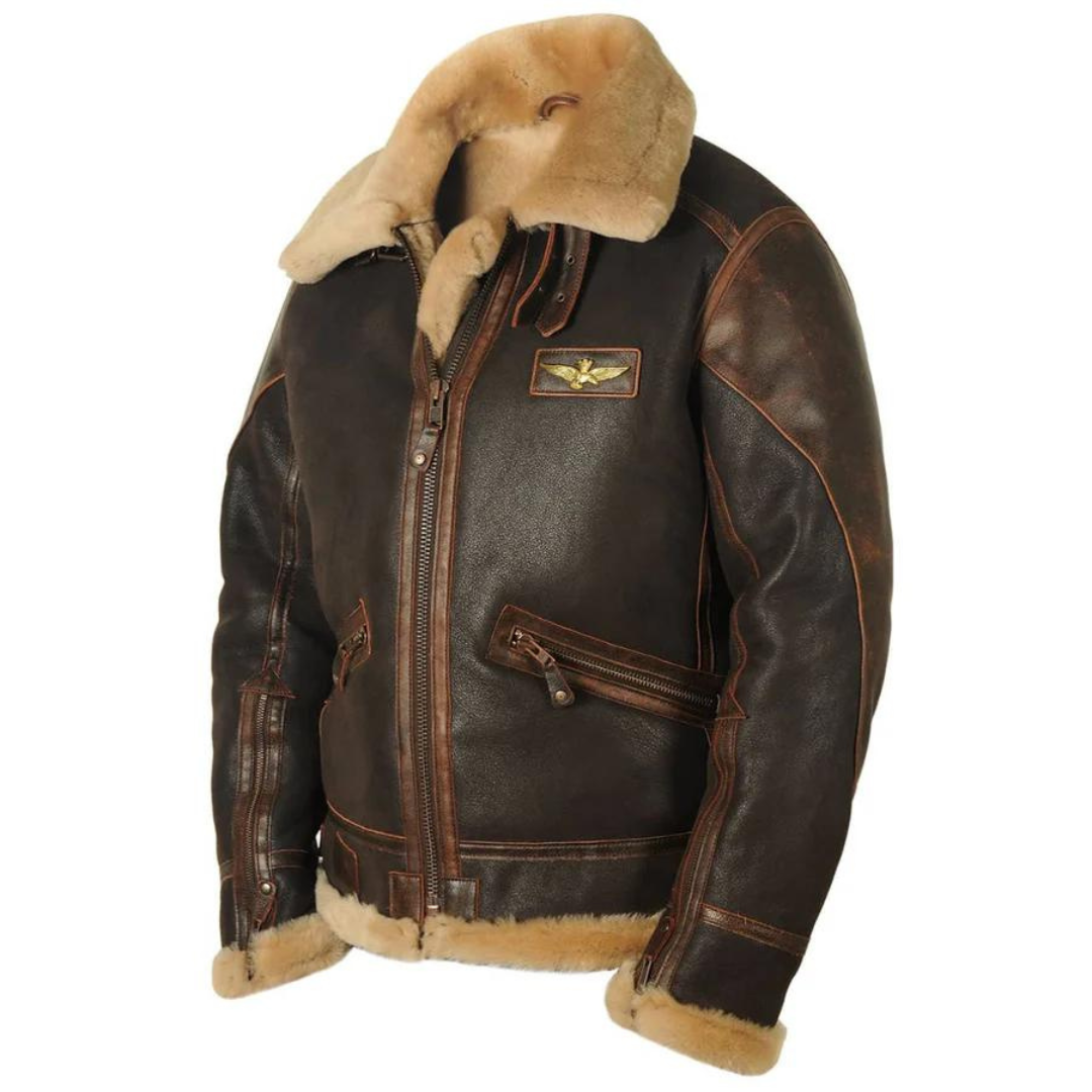 Gian Men's Jacket – Trendy Modern & Comfortable Aviator Jacket with Timeless Style