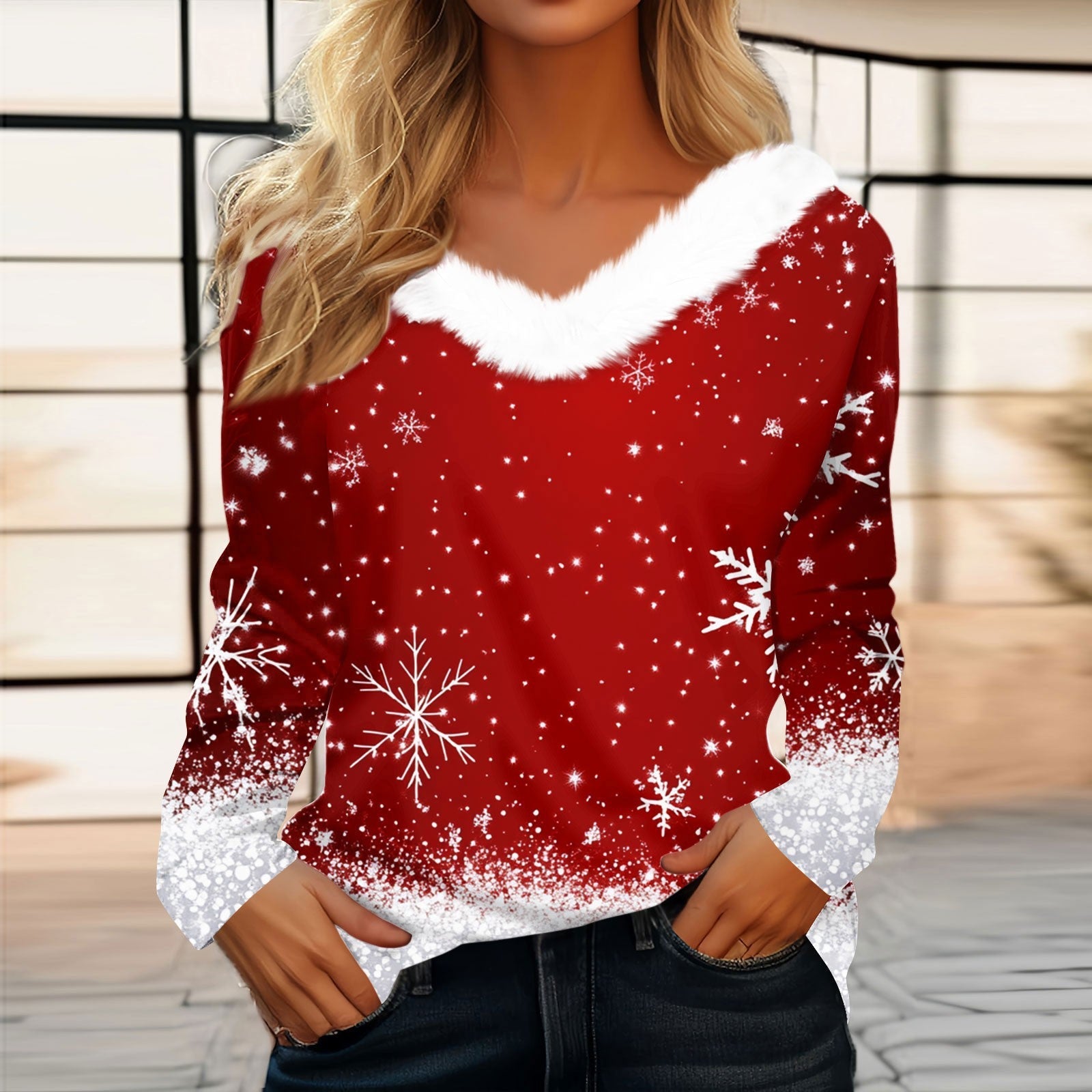 Santa Rave Top Erin – Santa Claus Top