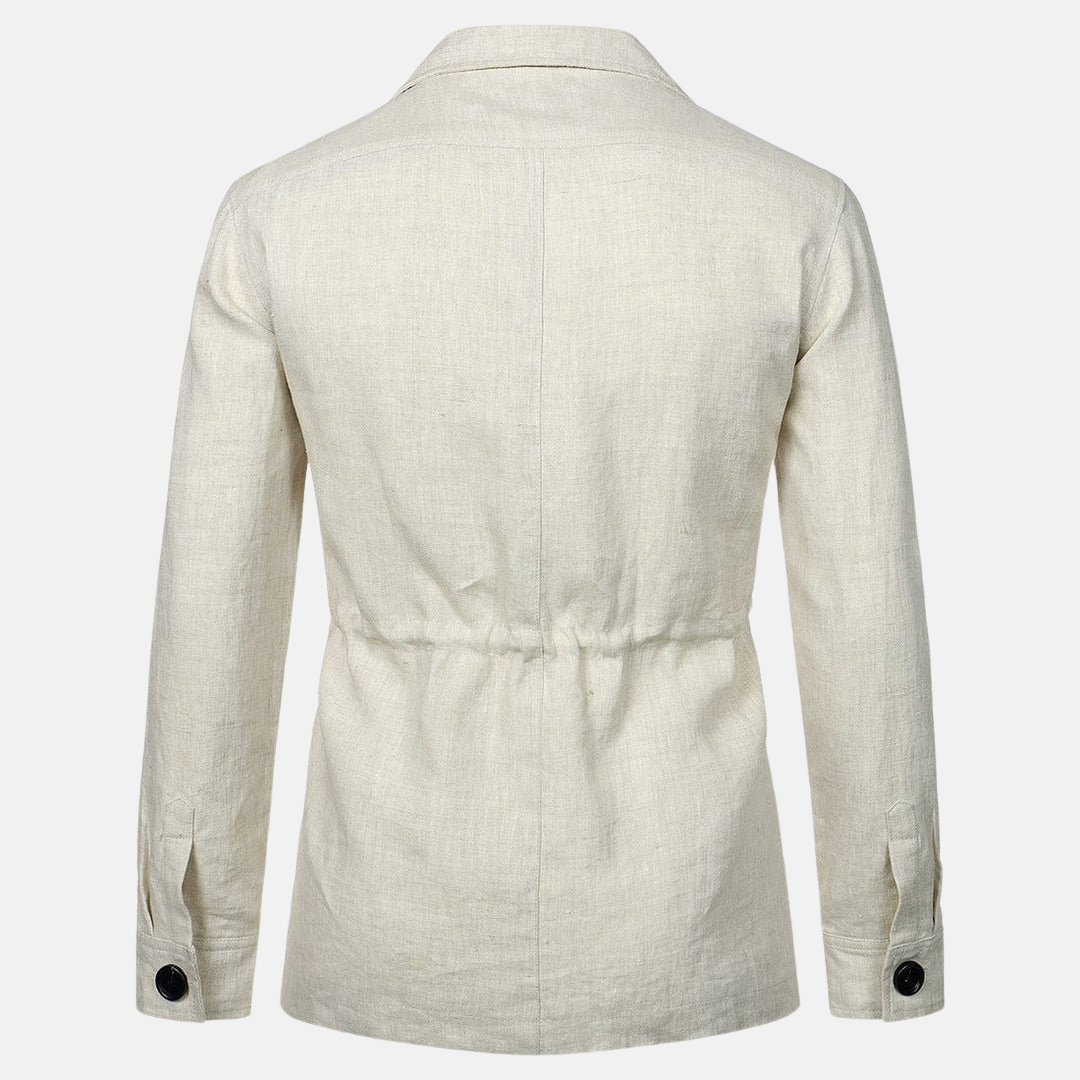 Vince Elegant Men's Jacket – Classic Style with Multiple Pockets & Button Closure