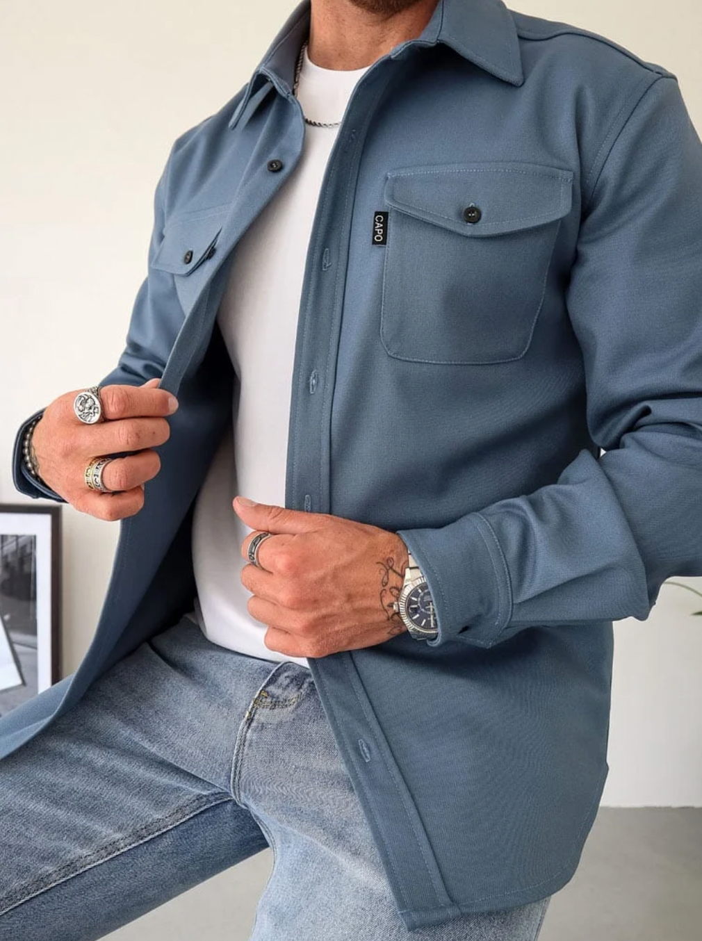 Maxim Men's Shirt – Elegant Shirt in Premium Cotton for Autumn & Casual Occasions