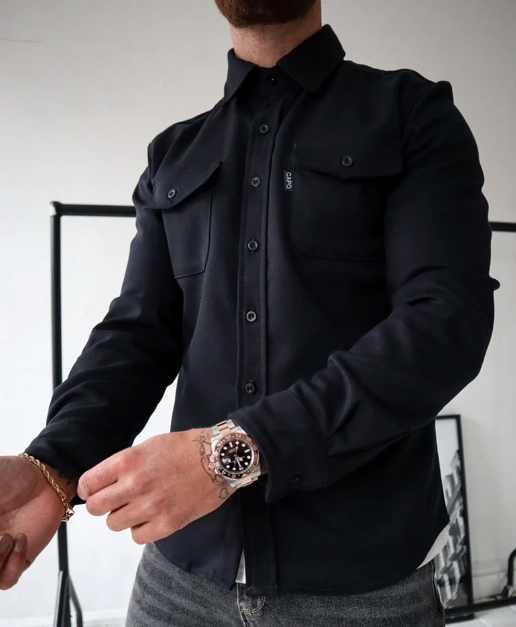 Maxim Men's Shirt – Elegant Shirt in Premium Cotton for Autumn & Casual Occasions