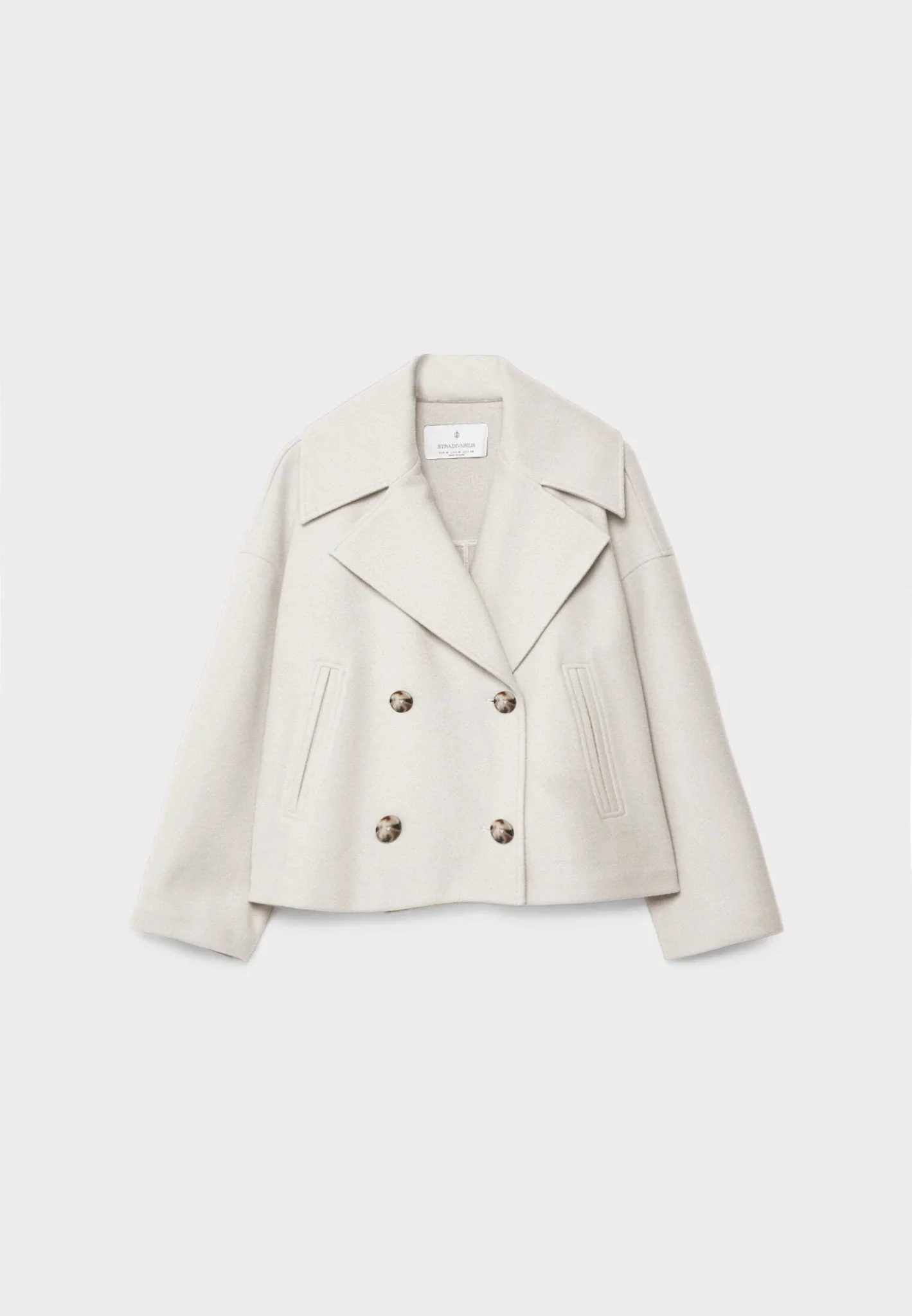 Eloise Cropped Jacket Woman – Elegant Tailored Cut with Pointed Lapels & Double-Breasted Closure