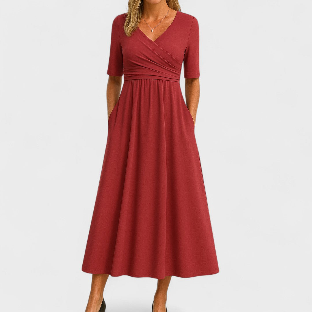A-Line Midi Dress – Flattering Silhouette