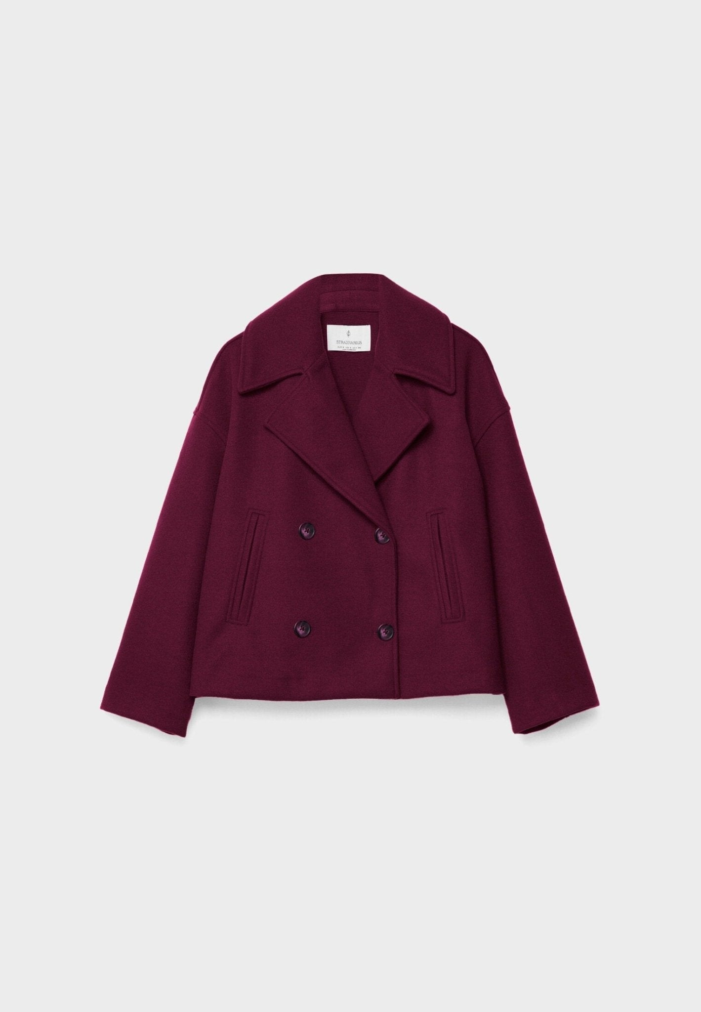 Eloise Cropped Jacket Woman – Elegant Tailored Cut with Pointed Lapels & Double-Breasted Closure