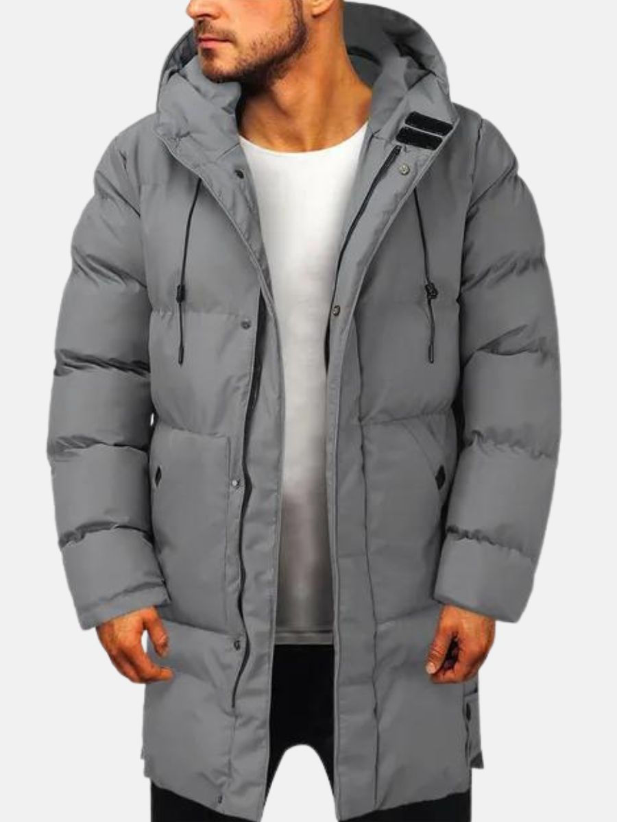 Cassius Men's Parka – Insulating Padding, Durable Nylon & Modern Style