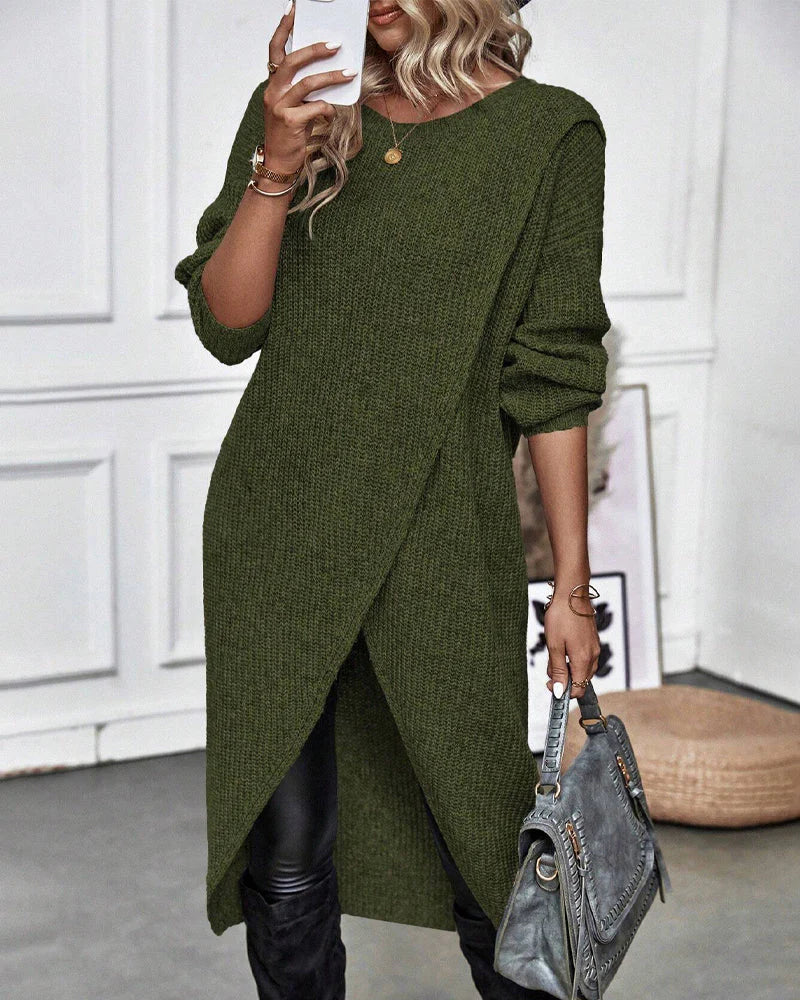 Sylvia Pull Woman – Long Elegant & Comfortable Sweater for Chic Everyday Look
