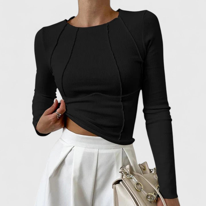 Long Sleeve Women's Top – Flattering Silhouette & All-Day Comfort