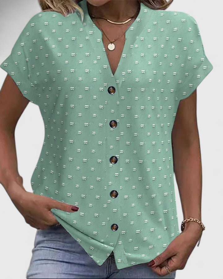 V-Neck Comfortable V-Neck Shirt – Breathable Fabric & Lightweight Feel