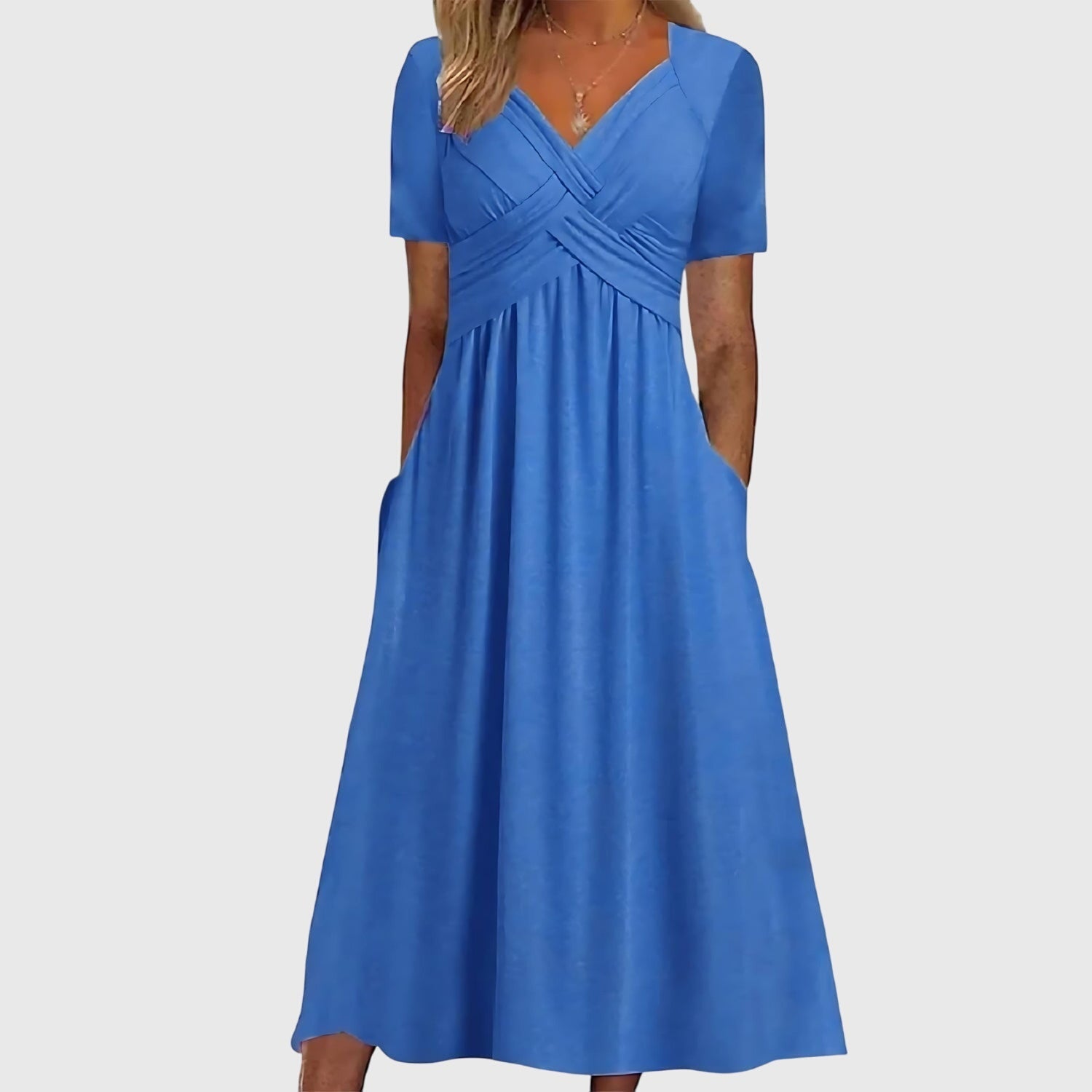 A-Line Midi Dress – Flattering Silhouette & Soft Touch Fabric