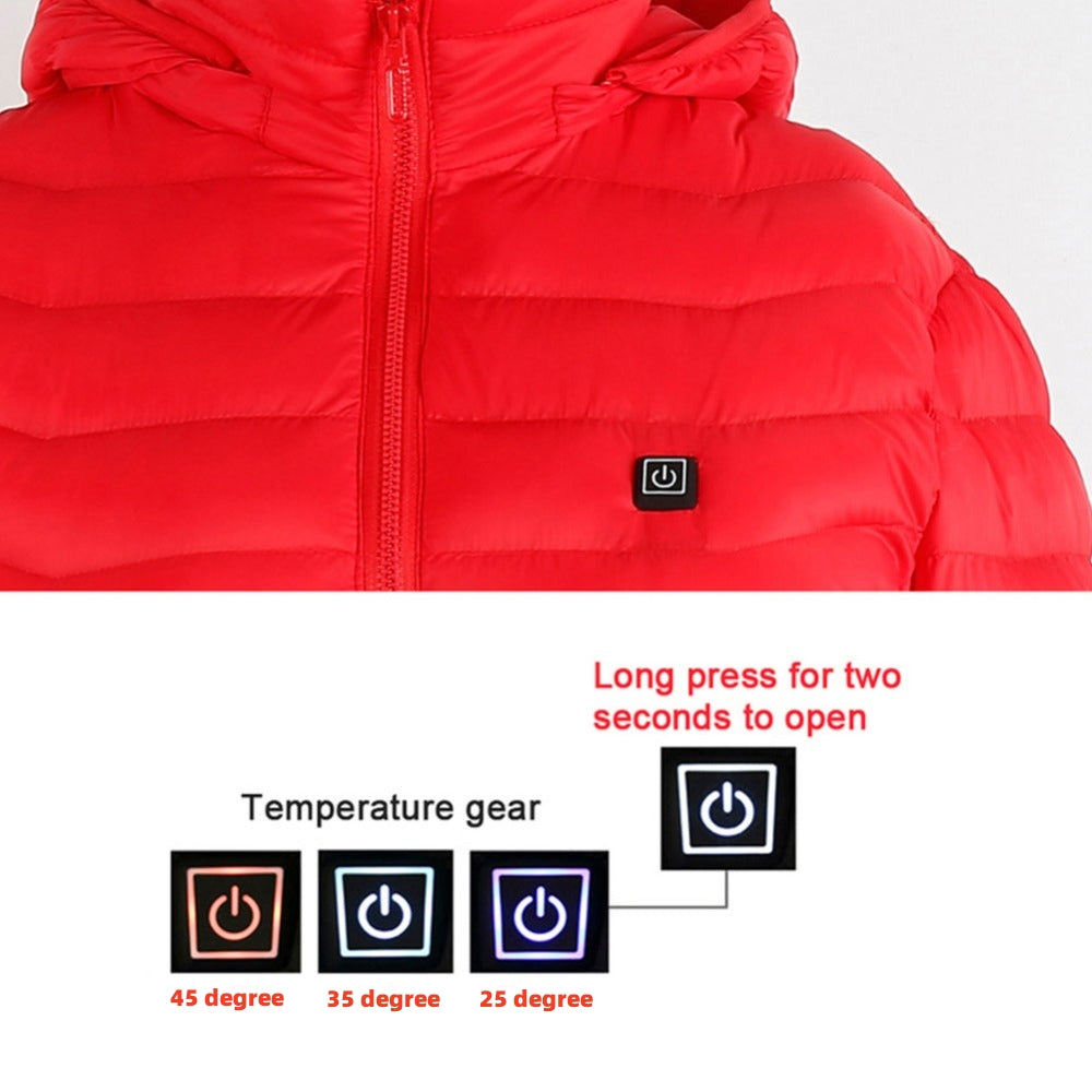 Axel Men's Winter Heated Jacket – Waterproof Softshell with Hood & Built-in Heating