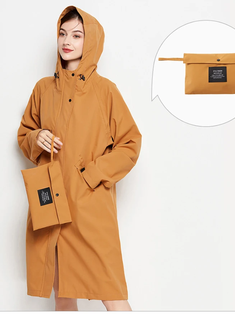 Malia Women's Waterproof Jacket – Lightweight Windbreaker with Adjustable Hood & Practical Pockets