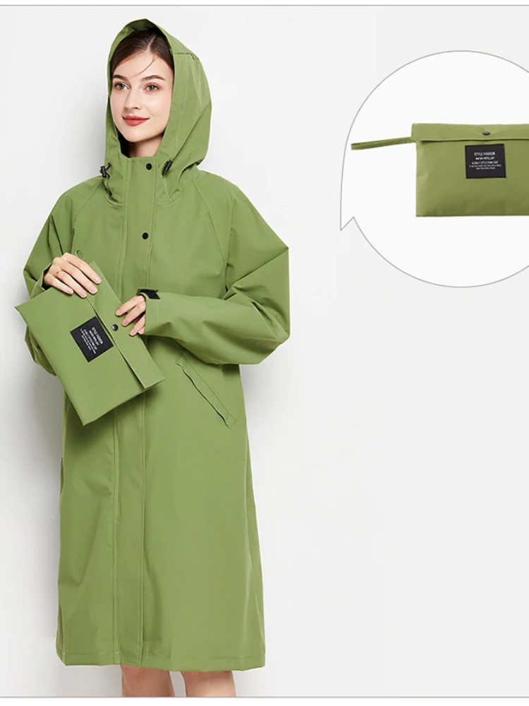 Malia Women's Waterproof Jacket – Lightweight Windbreaker with Adjustable Hood & Practical Pockets