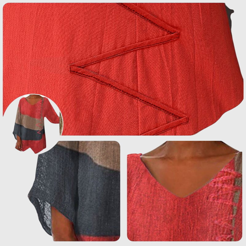 V-Neck Women's Top – Flattering Silhouette & Flowing Movement