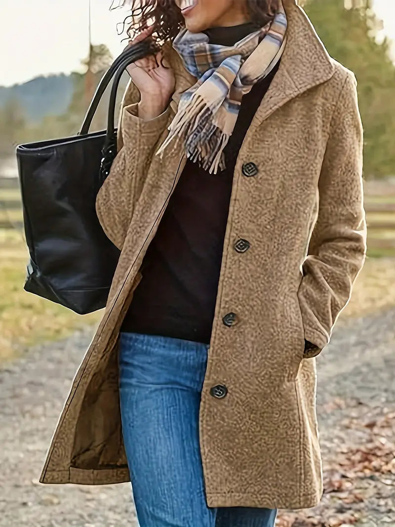Brianna Coat Woman – Elegant Winter Coat with Warm Lining & Feminine Cut