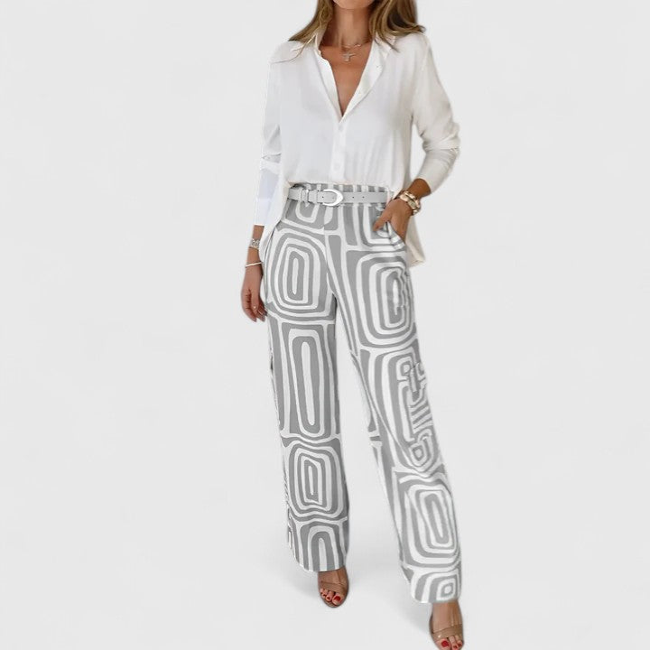 Elegant Two-Piece Set (Includes a Free Belt) – All-Day Comfort
