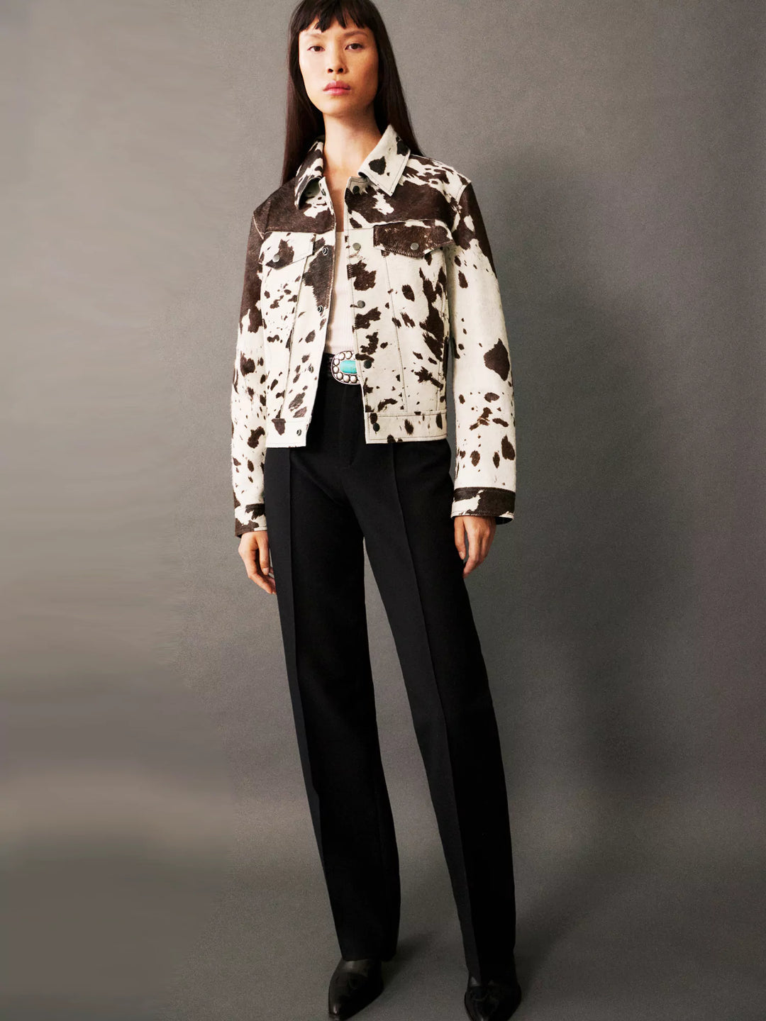 Claudia Cow Print Dress – Bold, Trendy and Original for a Unique Look