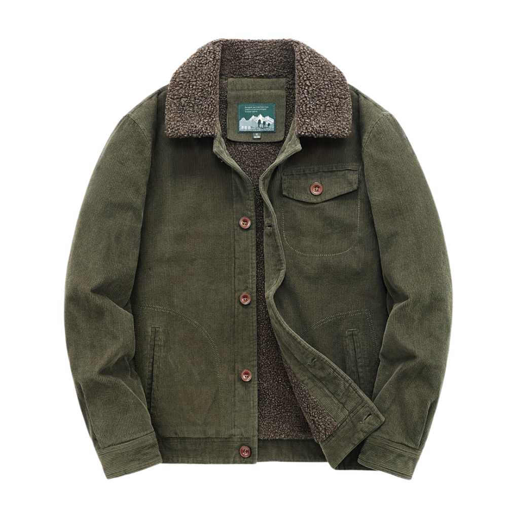 Light Cotton Coat With Chest Pocket For Outdoor For Men