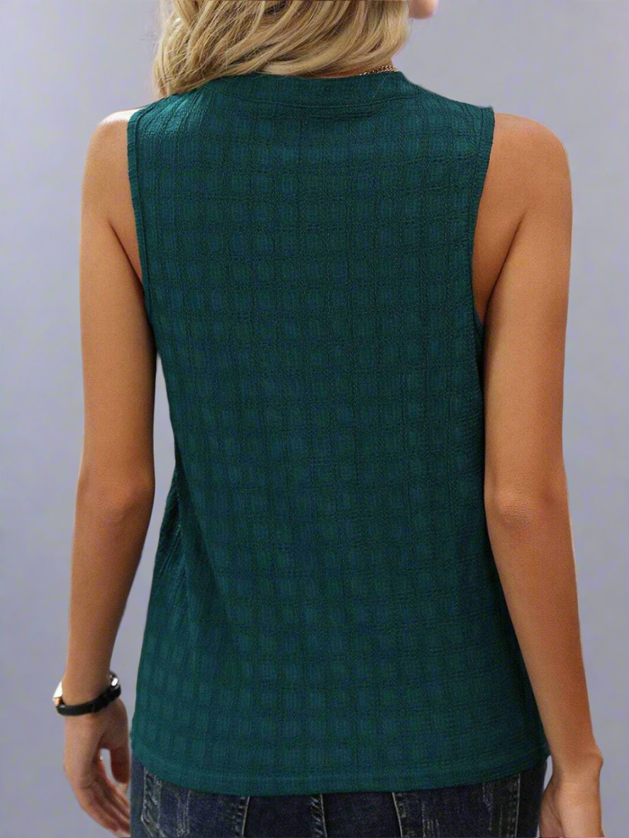 Ava Haut Femme – Lightweight Sleeveless Top in Stretch Fabric with Elegant & Versatile Cut