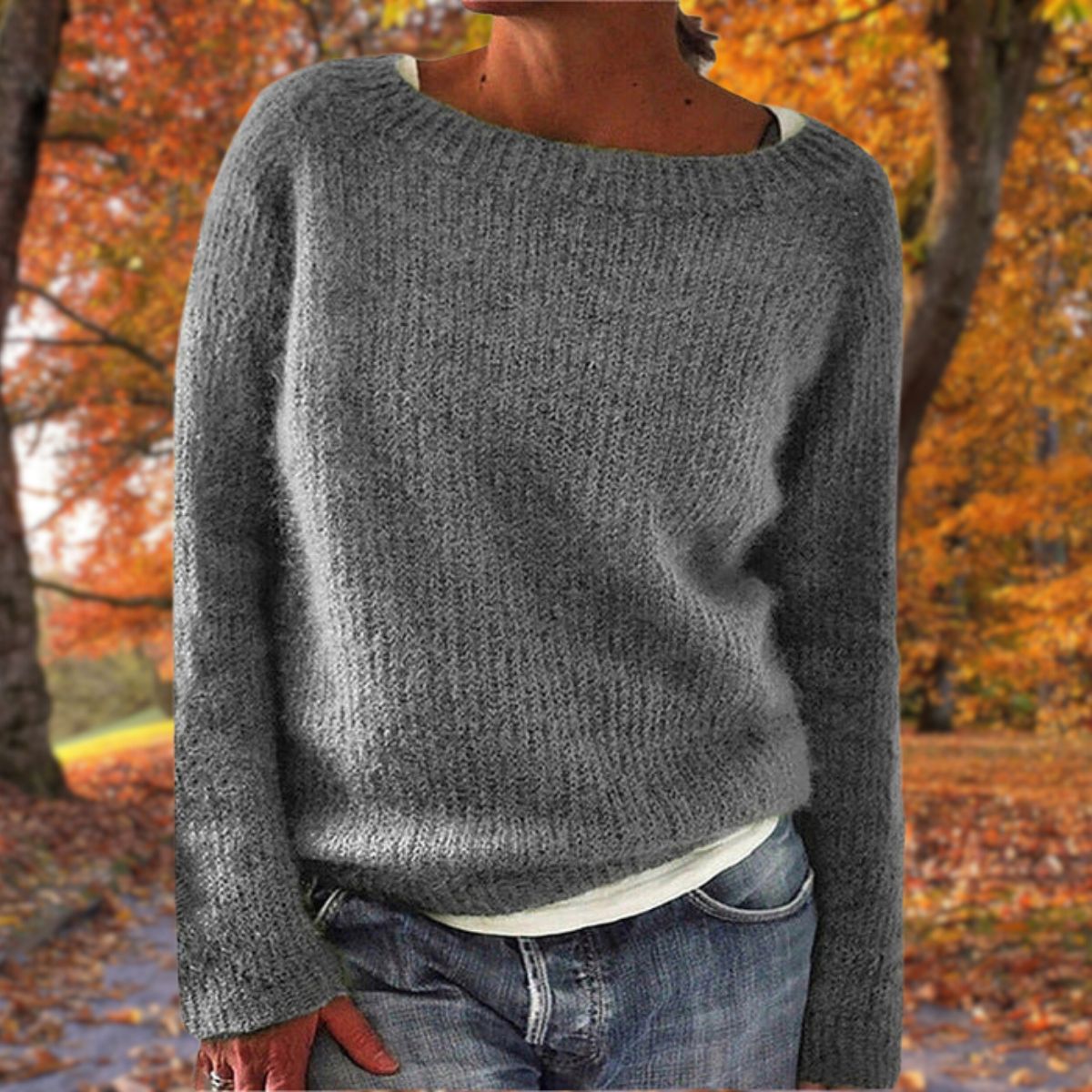 Daphne Women's Pull Tricot Emora Nova – Soft Knit, Boat Neck & Comfortable Fit