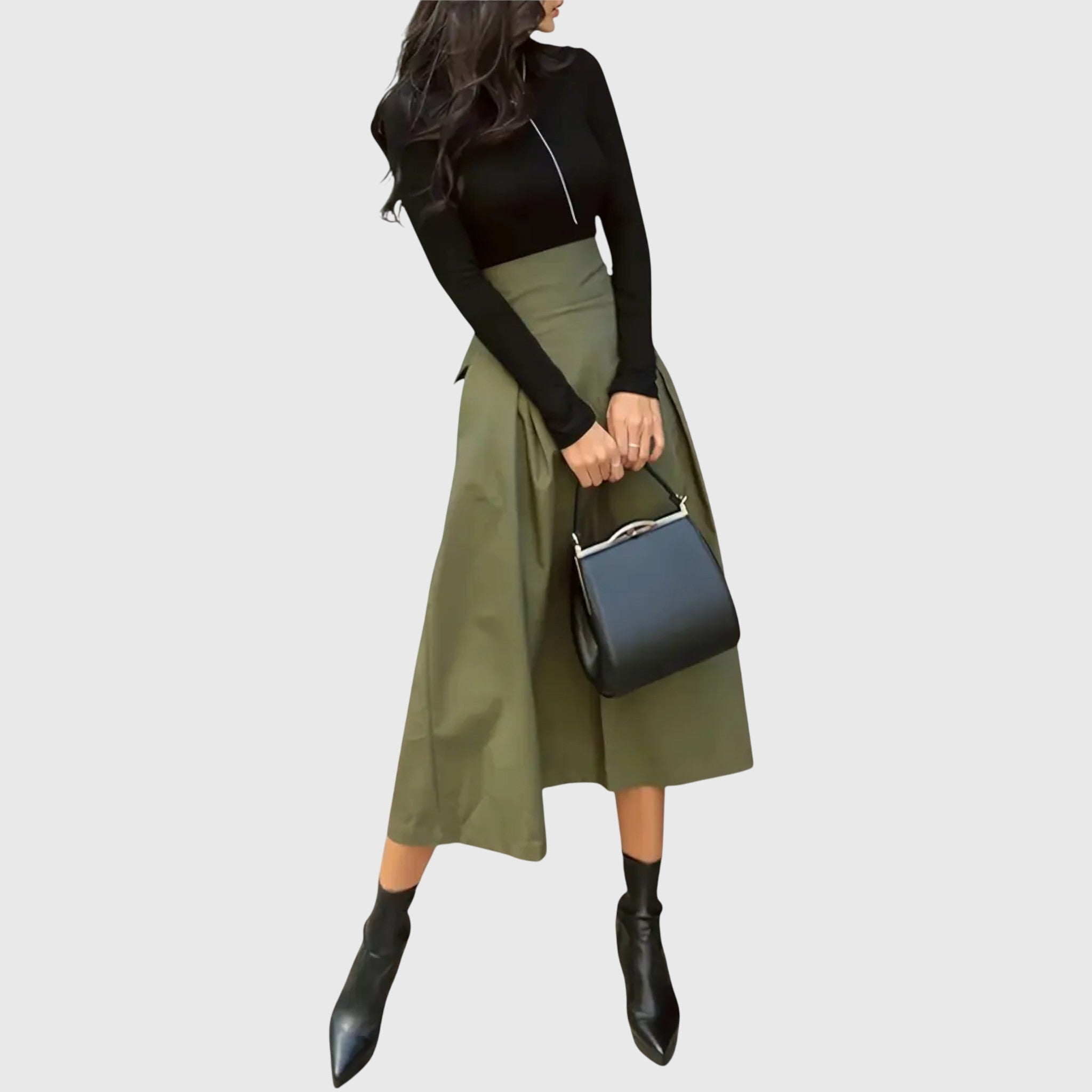 A-Line Midi Skirt – Flattering Silhouette & All-Day Comfort