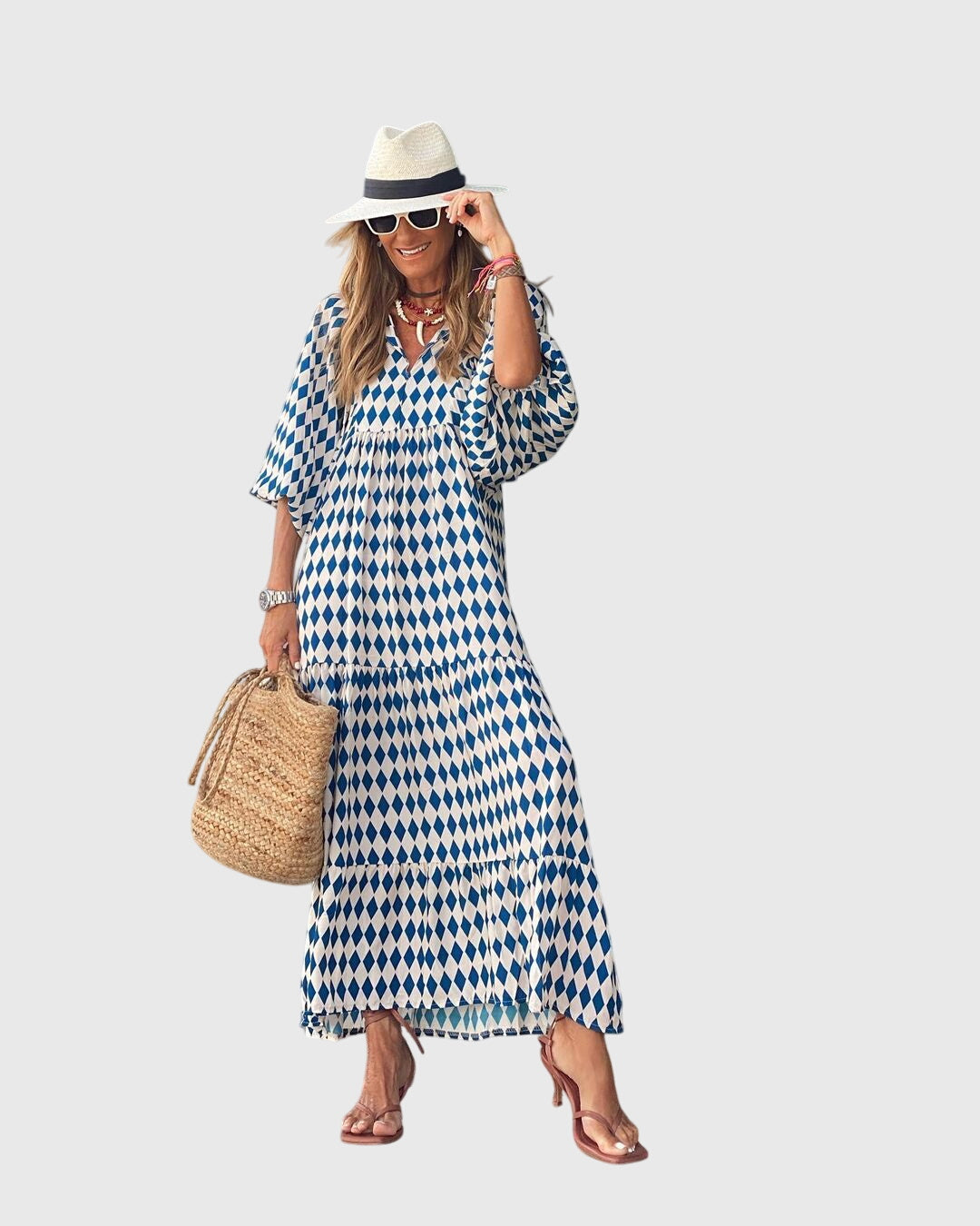 Boho Maxi Dress – Breathable Fabric & Lightweight Feel
