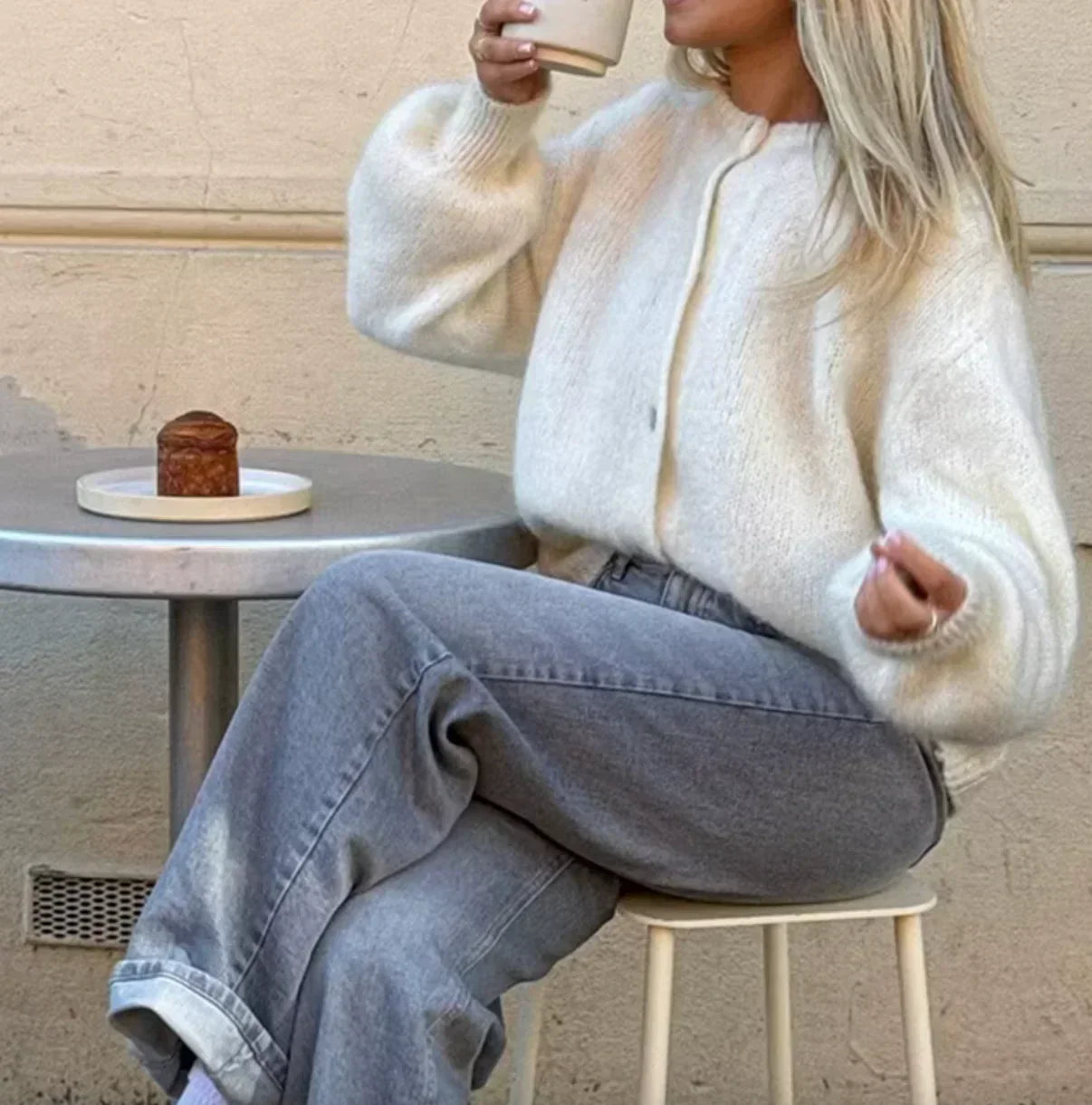Addilyn Cardigan Femme – Soft & Elegant Sweater in Comfortable Knit for Winter