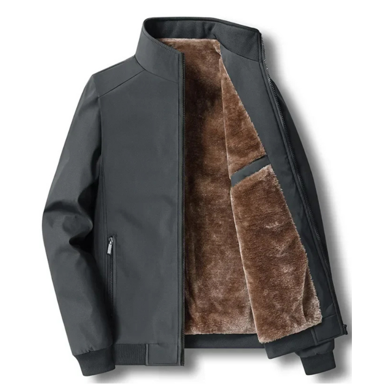 Declan Men's Winter Jacket Lined with Fleece – Warm, Water-Repellent & Breathable