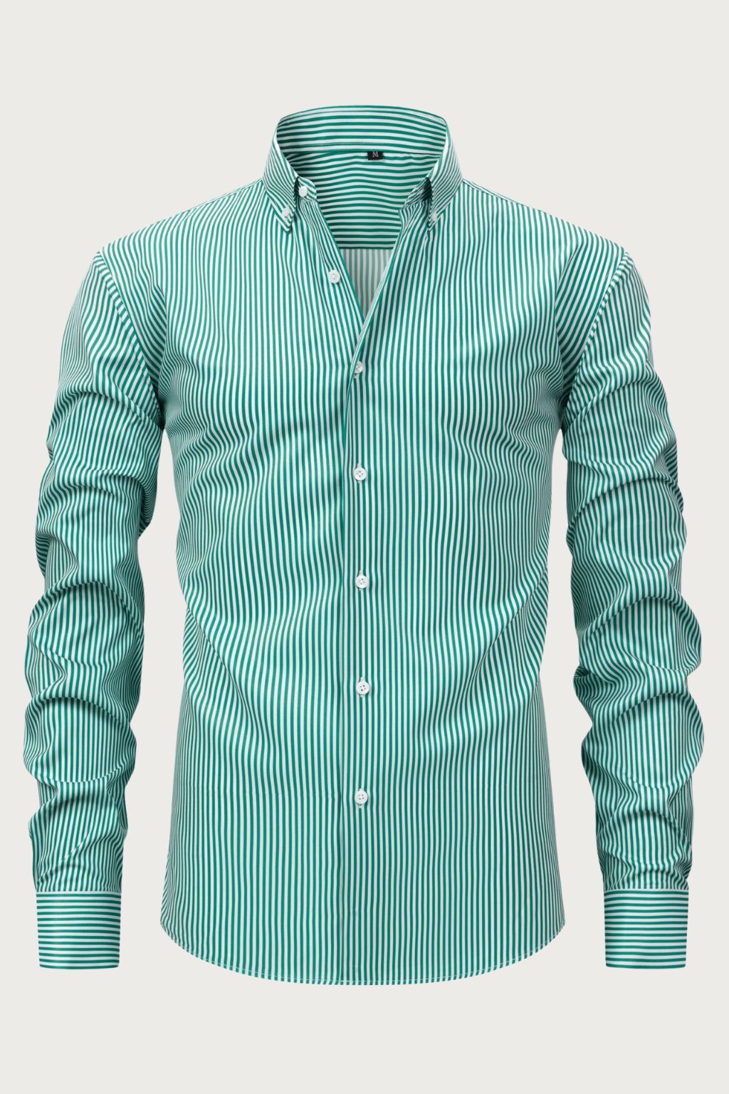 Men’s Striped Long Sleeve Shirt – All-Season