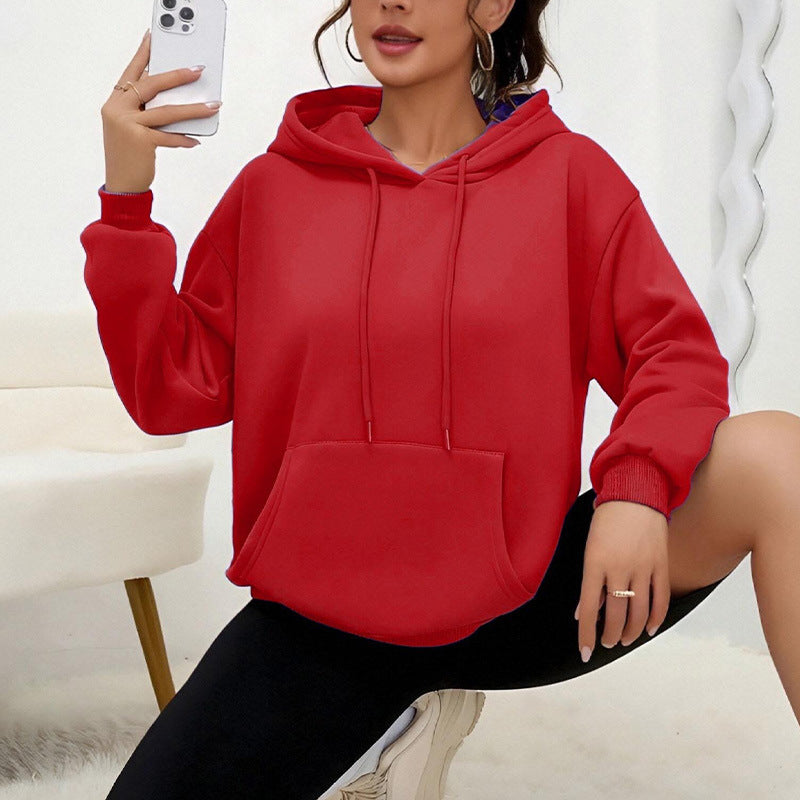 Chloe Classic Women's Hoodie – Comfortable Sweatshirt with Hood and Kangaroo Pocket