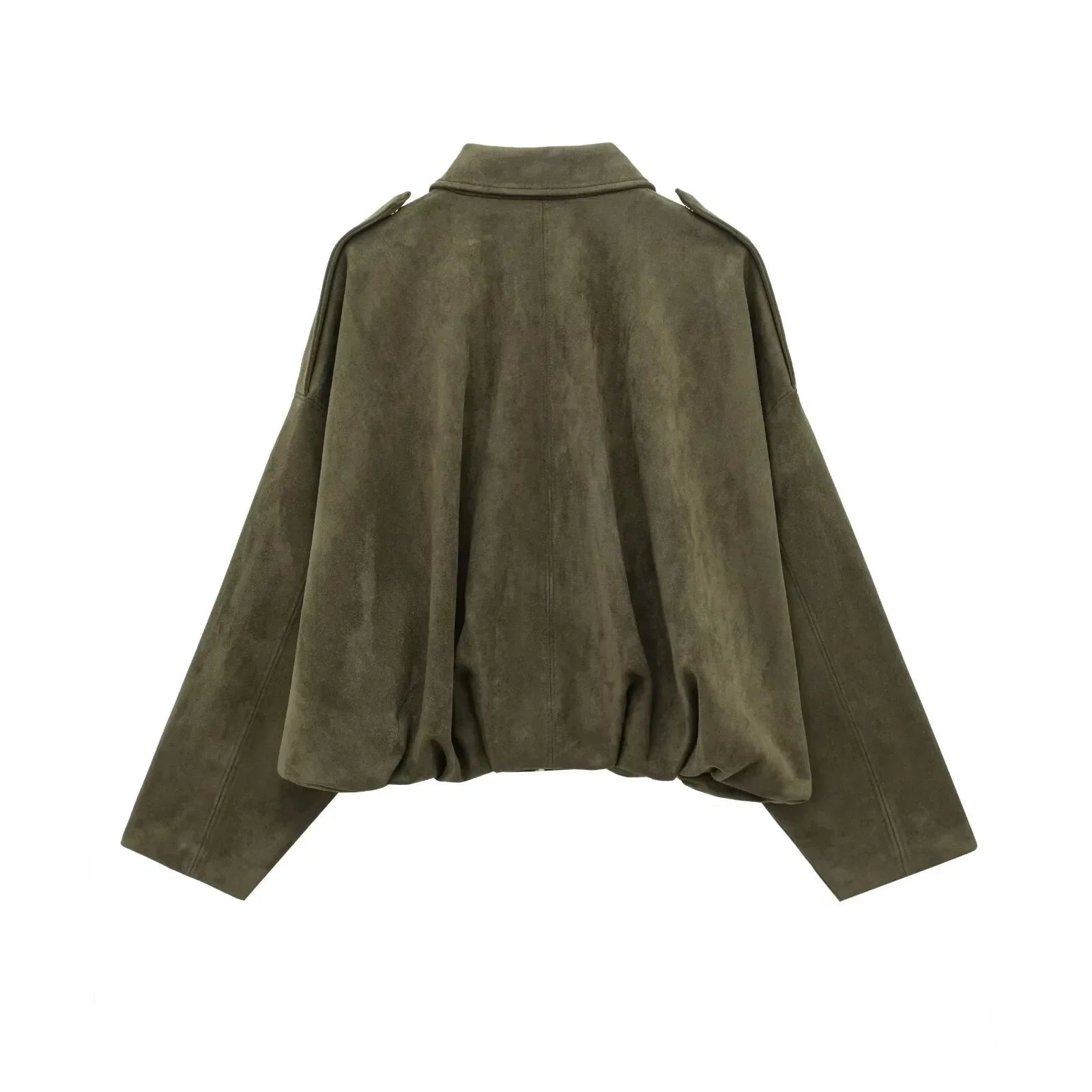 Isla Veste Femme en Daim – Elegant Oversize Jacket with Modern Cut & Soft Comfort