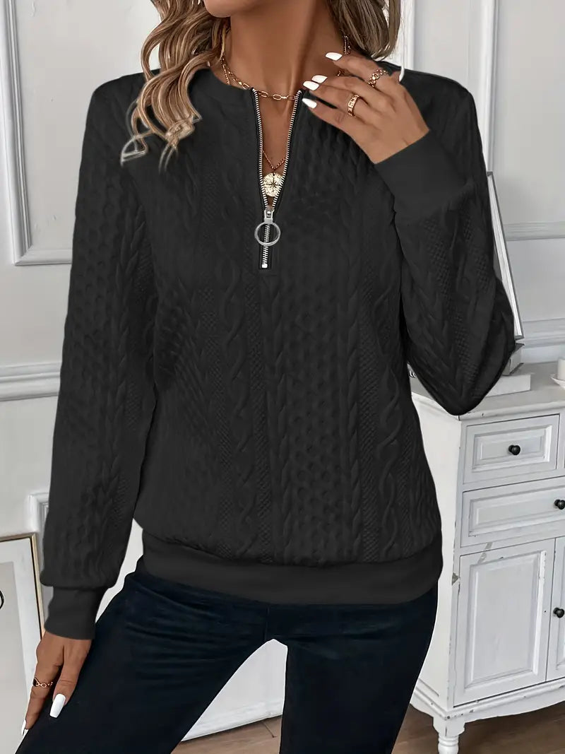 Amora Women's Pullover in Soft Knit – Daily Comfort & Casual Elegance