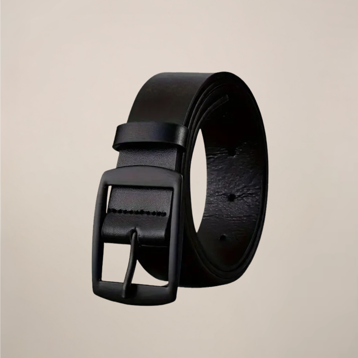 Men’s Classic Belt – Polished Buckle Design