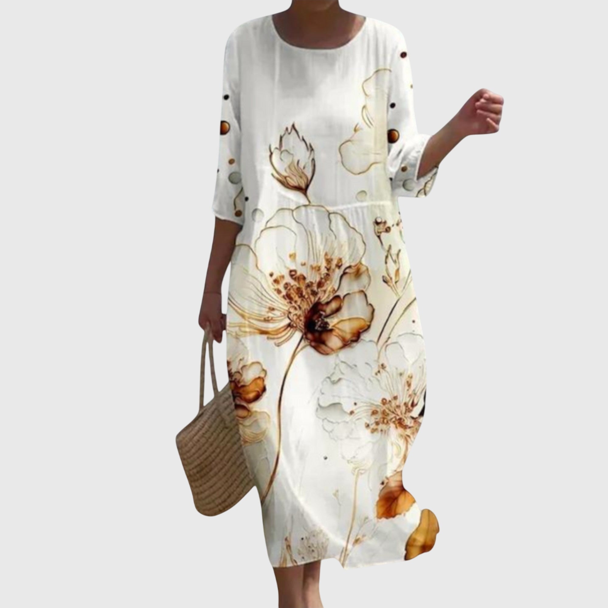 Floral Maxi Dress – Timeless Flattering Fit