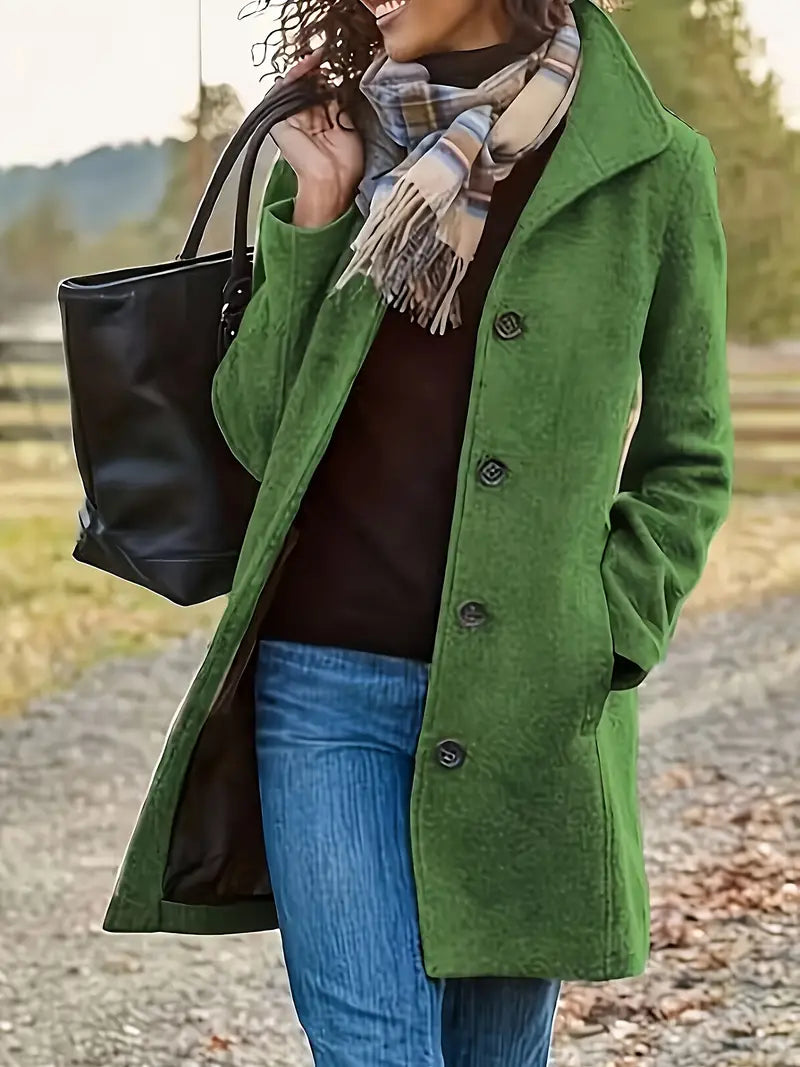 Brianna Coat Woman – Elegant Winter Coat with Warm Lining & Feminine Cut