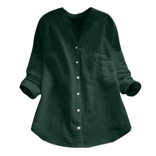 Aloyse Women's Shirt – Comfortable Breathable Linen-Cotton & Relaxed Loose Fit