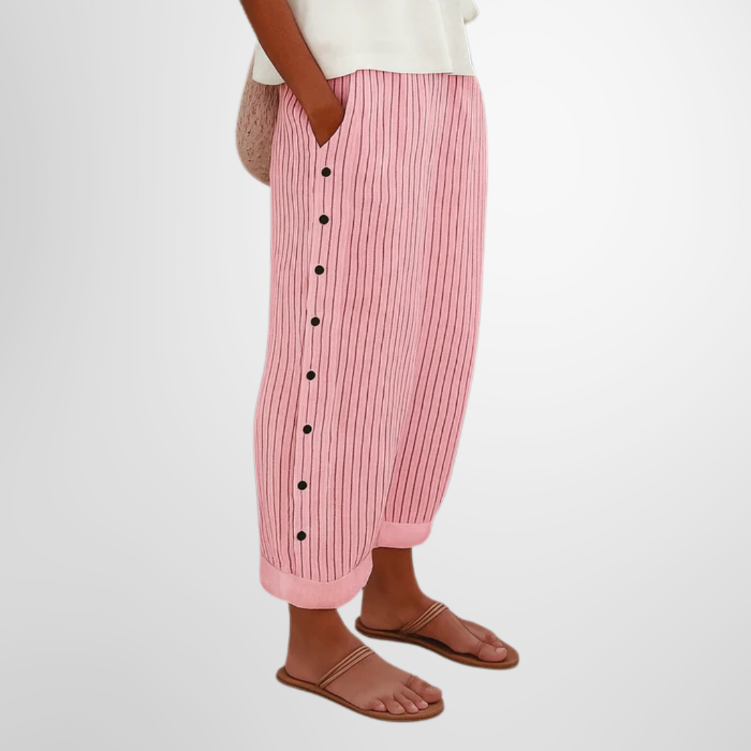 Elegant Women's Pants – Waist-Defining Fit & All-Day Comfort