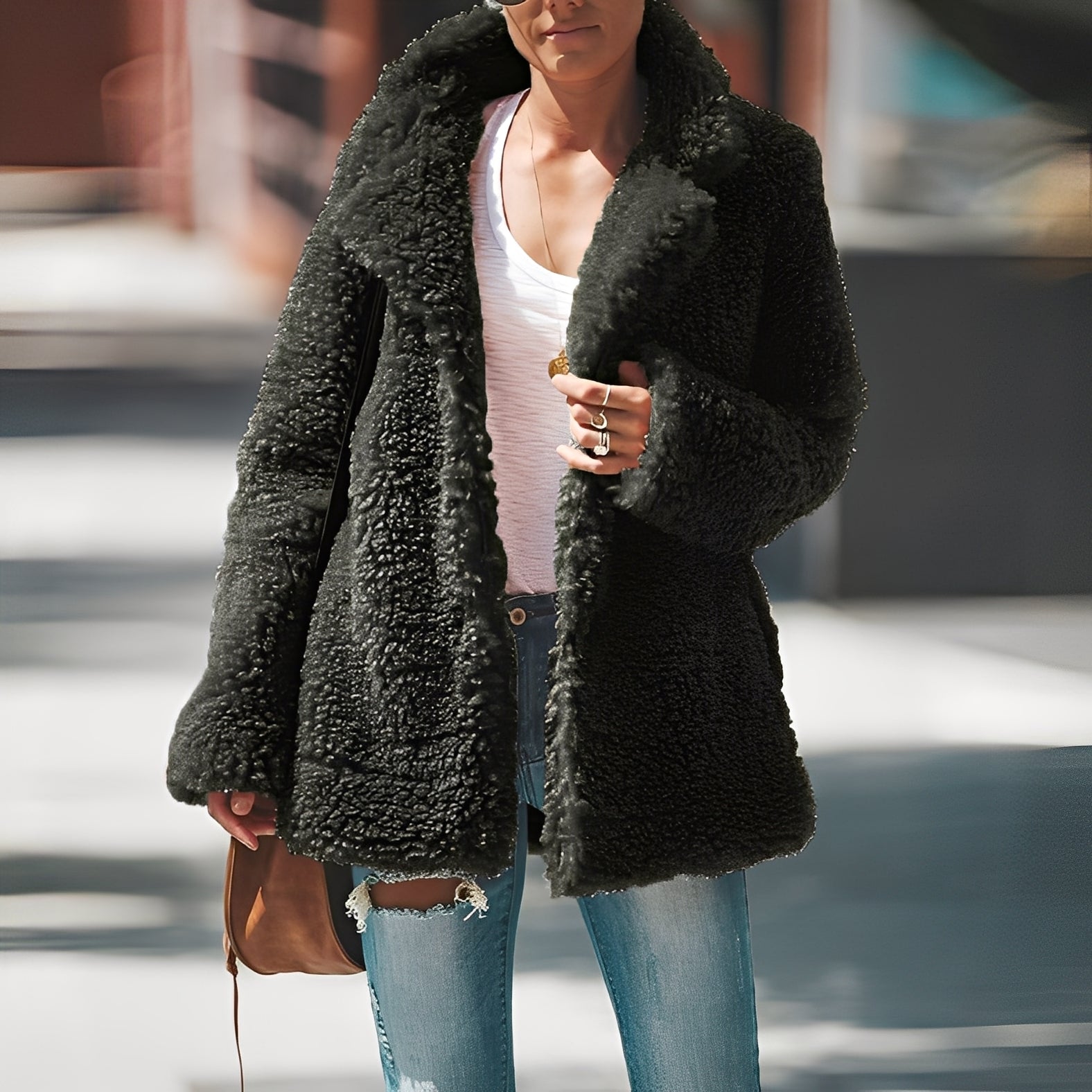Anastasia Women's Fleece Jacket – Warm Thick Fleece Jacket with Modern Cut Winter