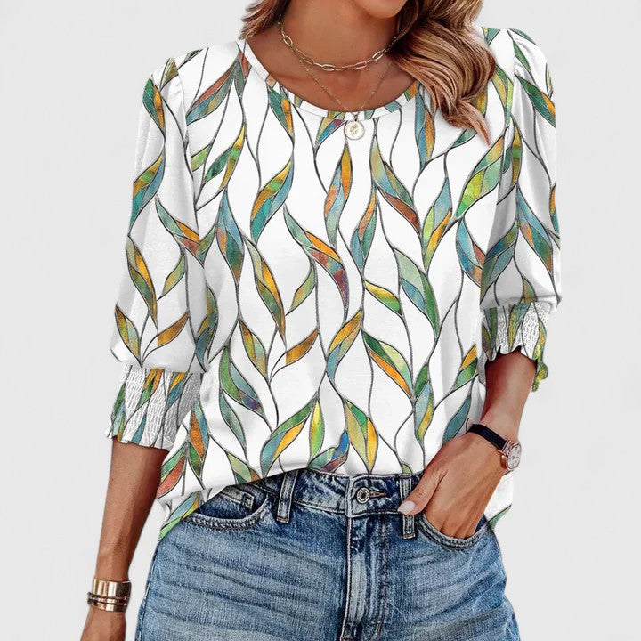 Relaxed Fit Women's Top – Breathable Fabric & Lightweight Feel