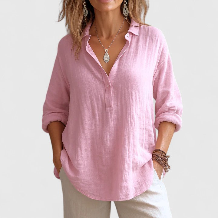 Linen Women's Top – Breathable Fabric & All-Day Comfort