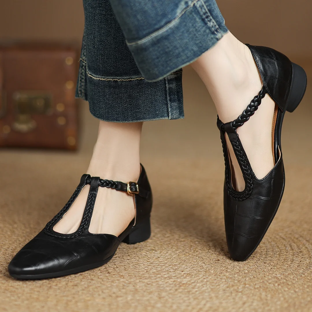 Annie | Kepa Leather Mary Janes
