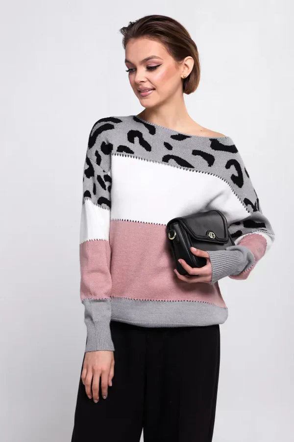 Alianna Pull Woman – Chic Soft & Comfortable Leopard Fleece for Casual Style
