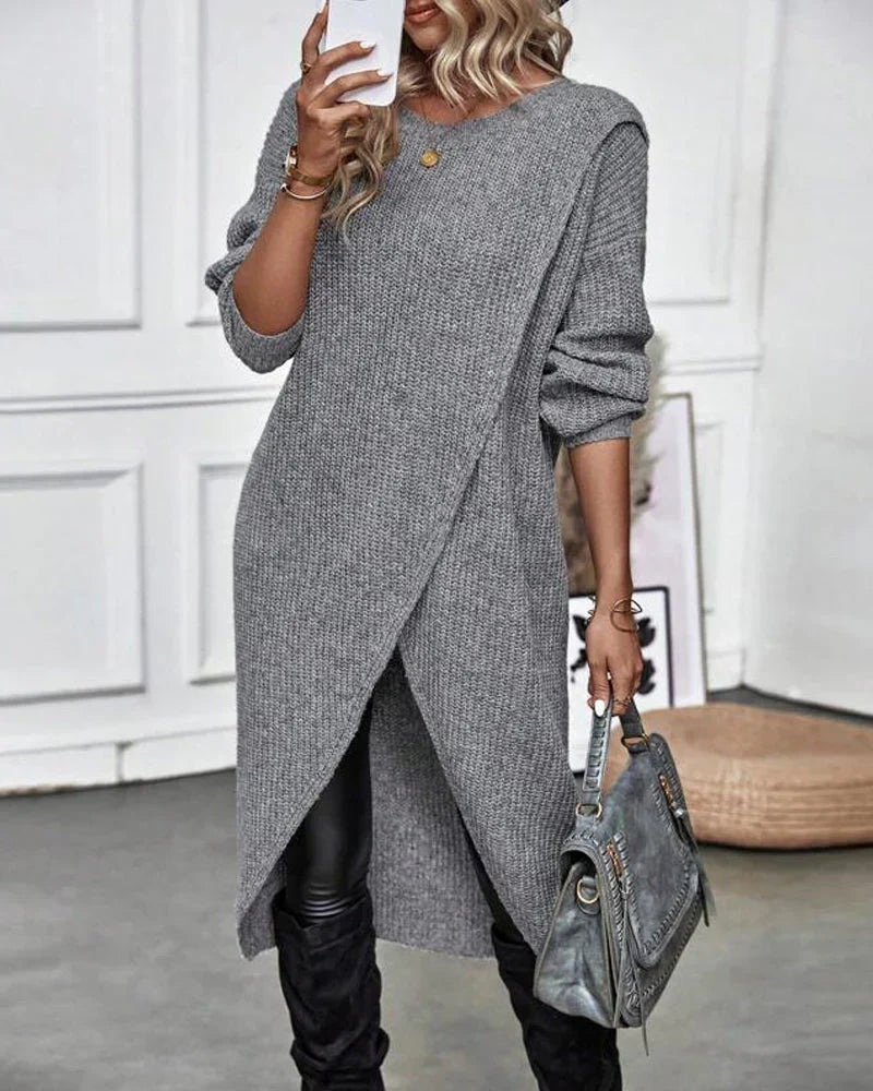 Sylvia Pull Woman – Long Elegant & Comfortable Sweater for Chic Everyday Look
