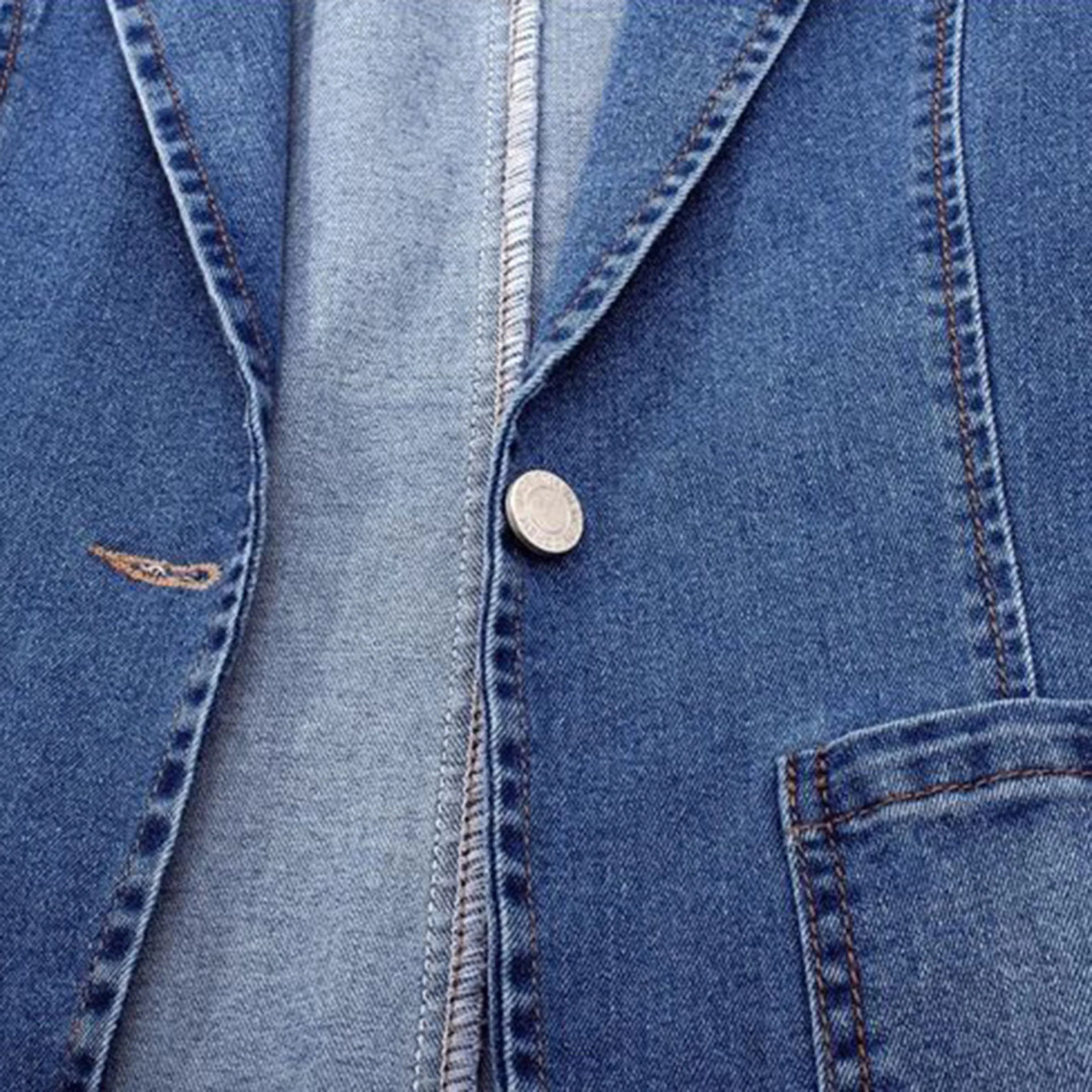 Magdalena Women's Blazer – Modern Elegant & Versatile Denim Blazer for All Occasions